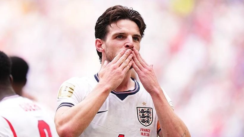 2026世界杯:德克兰·赖斯称英格兰队是多年来最佳阵容